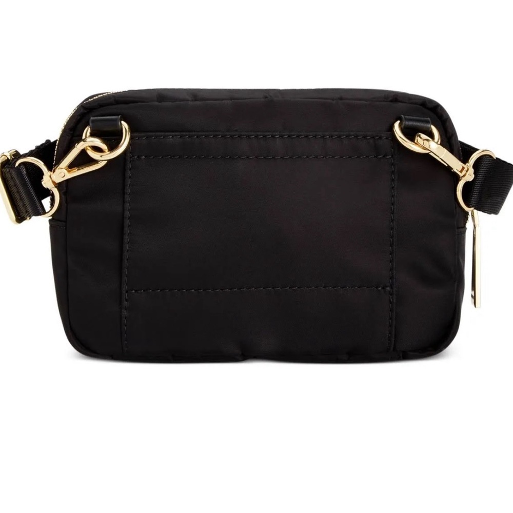 TOMMY HILFIGER Black Adjustable Strap Belt Fanny Bag Purse Black AUTHENTIC NEW - Picture 5 of 8